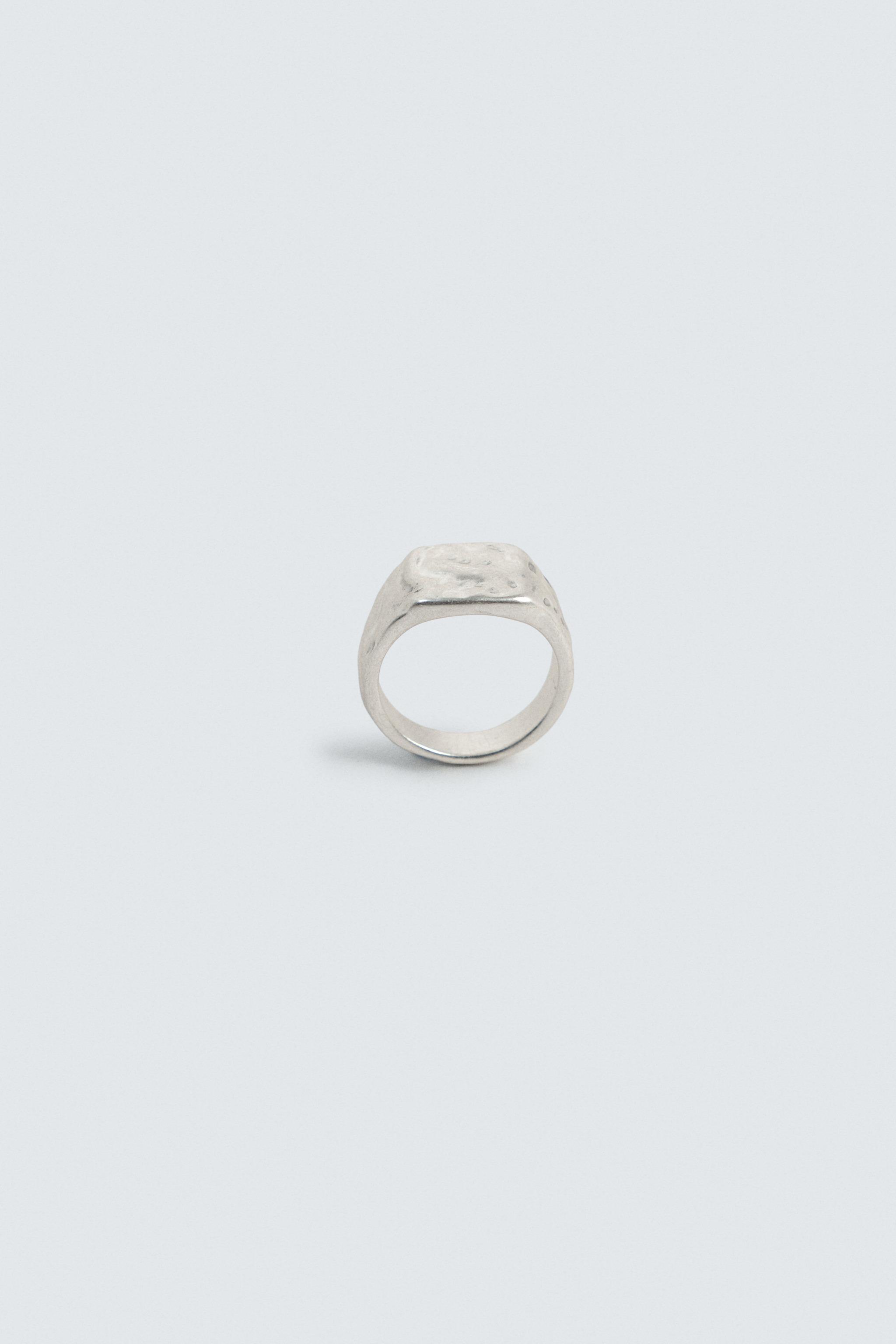MATTE IRREGULAR SIGNET RING